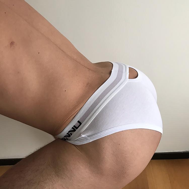 all in one place בגדי גברים Low Waist Underpants Men Briefs Sexy Underwear Cotton Cueca Tanga Homme Elasticity Hollow Underpants Breathable Quick Dry