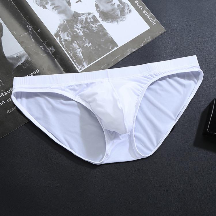 all in one place בגדי גברים Ice Silk Sexy Underwear Men Briefs Seamless Breathable Panties Men Bikini Solid Seamless Low Waist Soft Underwear