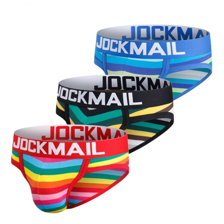 all in one place בגדי גברים JOCKMAIL Bikini Briefs Men Sexy Underwear Cotton Cuecas Masculinas Gay Underwear Calzoncillo Hombre Slips Male Panties Jockstrap