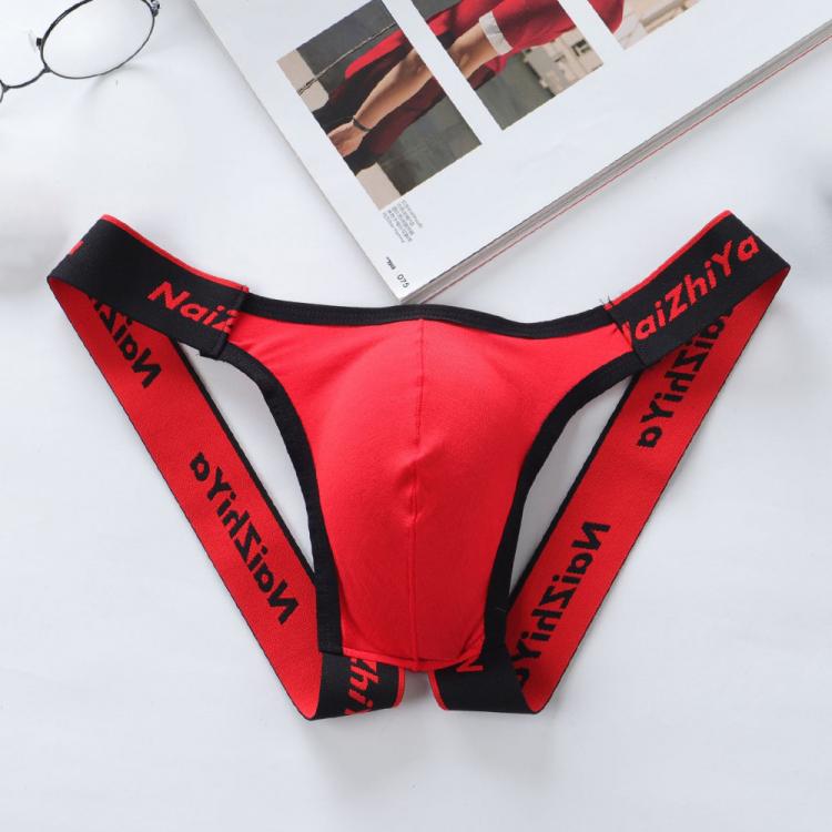 all in one place בגדי גברים Men's Underwear Men Sexy Briefs Jockstrap U Pouch Man Low Waist Panties Thongs Mesh Underpants Gay G-Srting U Convex Underwea