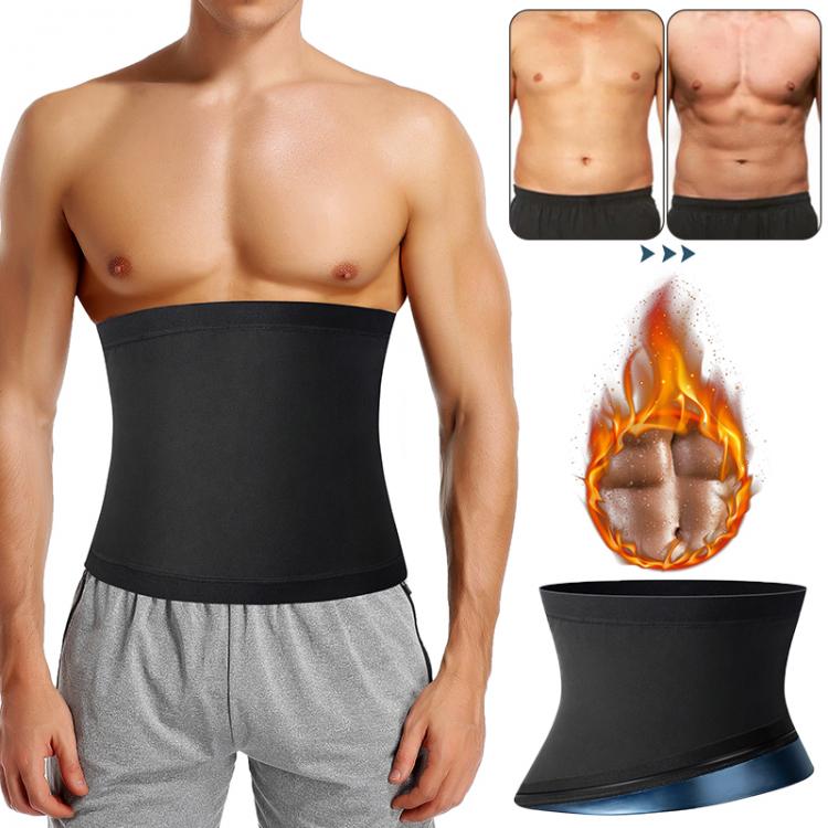 all in one place בגדי גברים Mens Abdomen Reducer Sauna Body Shaper Fitness Sweat Trimmer Belt Waist Trainer Belly Slimming Shapewear Waist Trainer Corset We