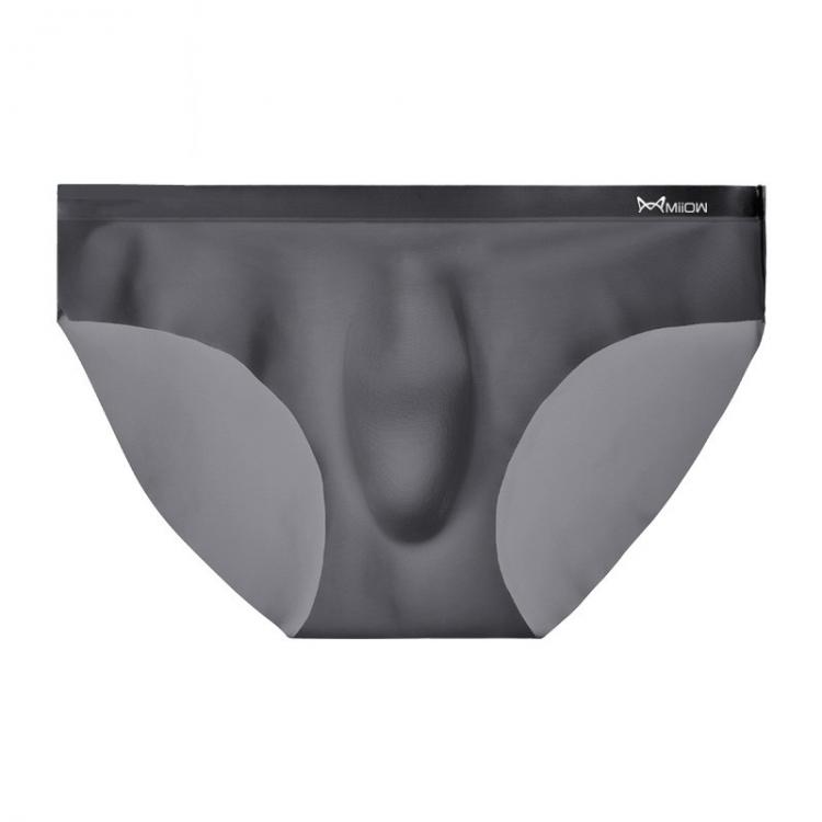 all in one place בגדי גברים Sexy Mens Underwear Briefs Bikini Homme Seamless Panties Man Solid Transparent Ice Silk Pouch Underpants Male Penis Plus Size