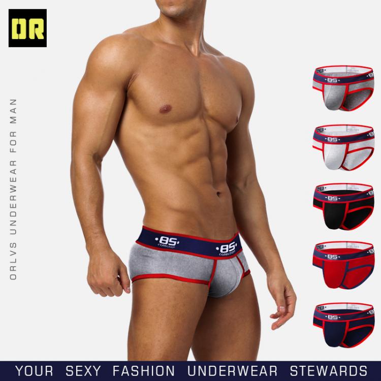 all in one place בגדי גברים BS Brand Sexy Underwear Men briefs cuecas men bikini slip homme man underpants brief men pouch gay cotton jockstrap BS145