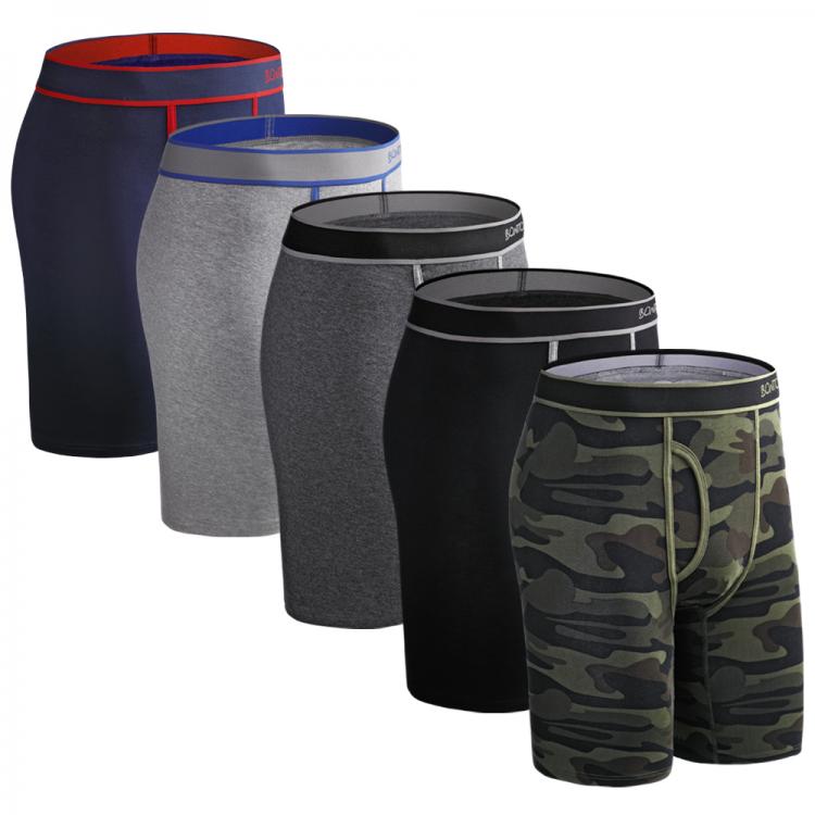 all in one place בגדי גברים 5pcsLong panties Men Underpants Cotton Underwear Men's Boxer Calvin Boxershorts Men Sexy Boxer Shorts For Men Calecon Male Br