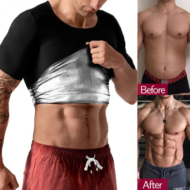 all in one place בגדי גברים Men Thermo Sweat Suit Tank Tops Waist Trainer Shapewear Vest Sauna Suit Body Shaper Compression Workout Shirt Slimming Underwear