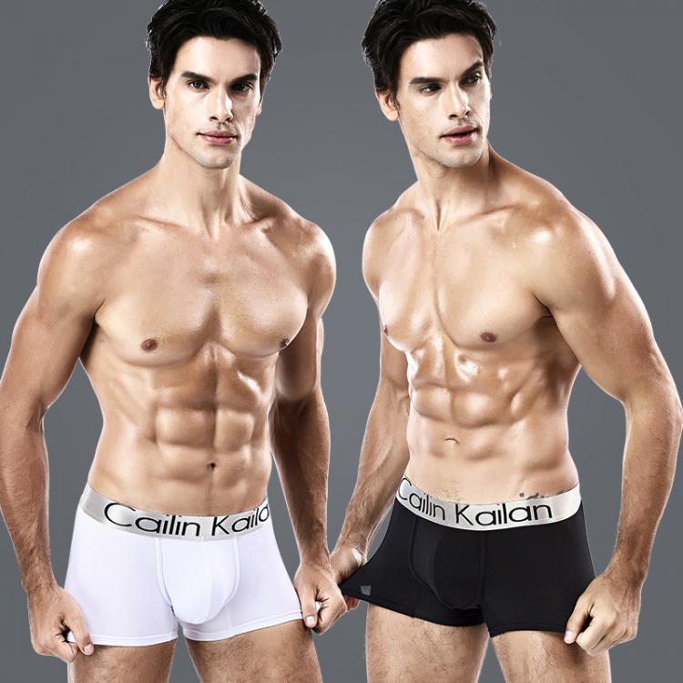 all in one place בגדי גברים Boxer shorts briefs men's men's briefs men's boxer briefs cotton men's couple sexy suit large size soft long b