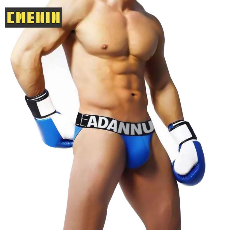 all in one place בגדי גברים Fashion Cotton Gay Panties Jockstrap Men's Briefs Breathable Innerwear Sexy Man Underwear Brief Men Underpants Pour Homme AD7