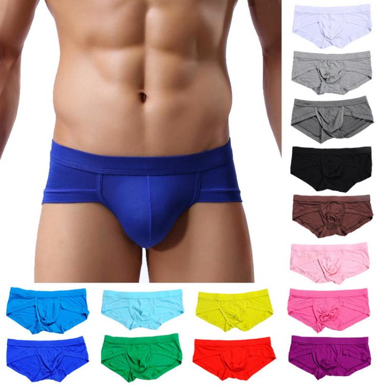 all in one place בגדי גברים Brand Underwear Mesh Qucik-Dry Sexy Men Modal Briefs Breathable Mens Cueca Male low waist Panties Underpants 14 colors