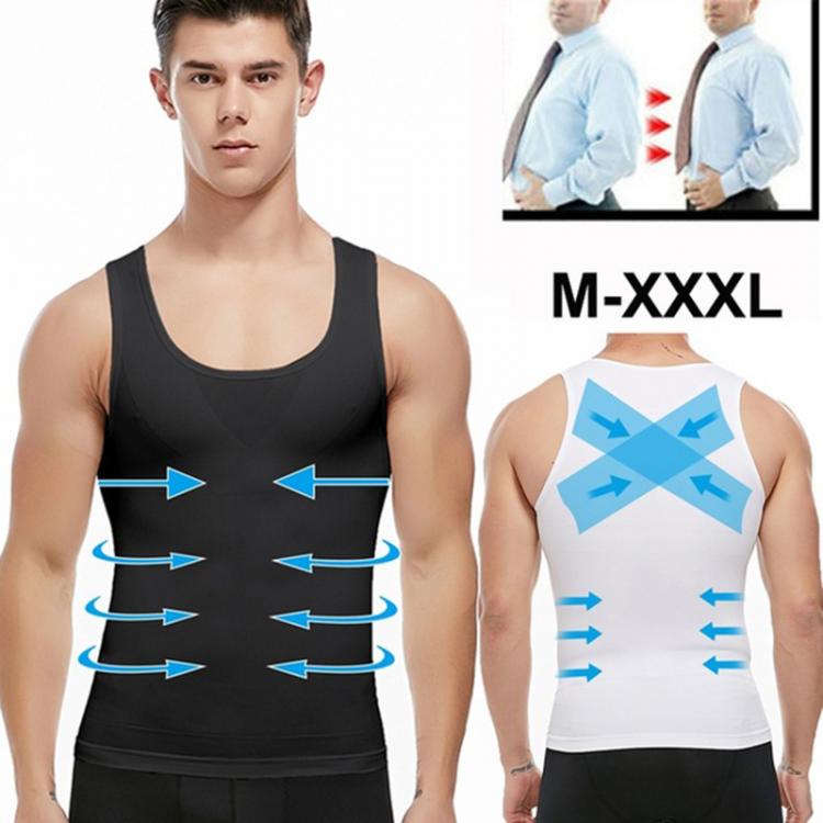 all in one place בגדי גברים Mens Slimming Body Shaper Shapewear Abs Abdomen Compression Shirt to Hide Gynecomastia Moobs Workout Tank Tops Undershirts