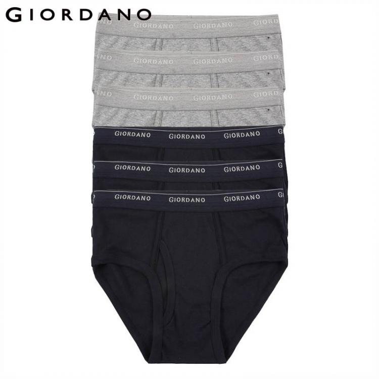 all in one place בגדי גברים Giordano Men Underwear Mens Briefs 6pcs Solid Underwear Men Ropa Interior Hombre Briefs Men Cotton Cueca Masculina Calzoncillos