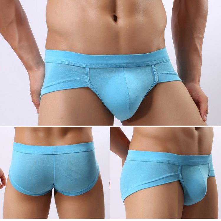 all in one place בגדי גברים New Men Seamless Low-Rise Tight-Fitting Sexy Protruding Short Mid-Waist Boxer Shorts Panties Plus Size Casual Panties L-3XL