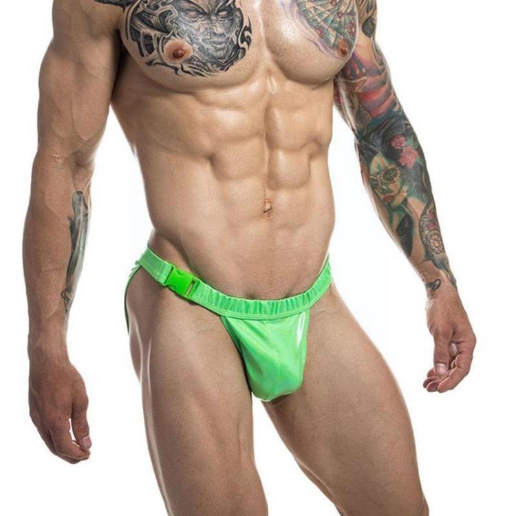 all in one place בגדי גברים Men's PU Leather Underpants Panties Sexy Underwear Lingerie Gay Thong Low Waist Briefs ropa interior hombre calzoncillos cuec