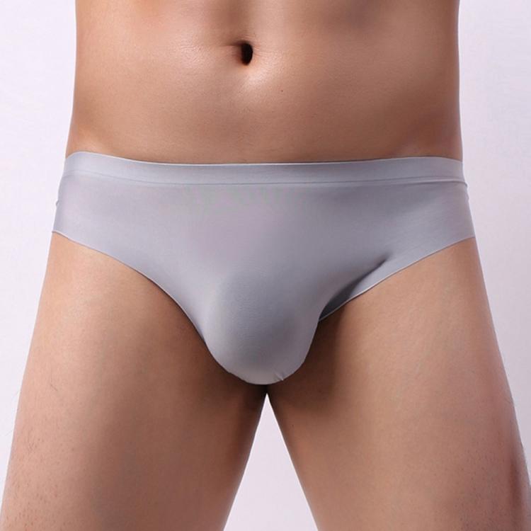 all in one place בגדי גברים 3D Ice Silk Men Underwear Seamless Briefs Ultra-thin Gay Sexy Underwear Breathable  Pouch Calzoncillos L-xXL