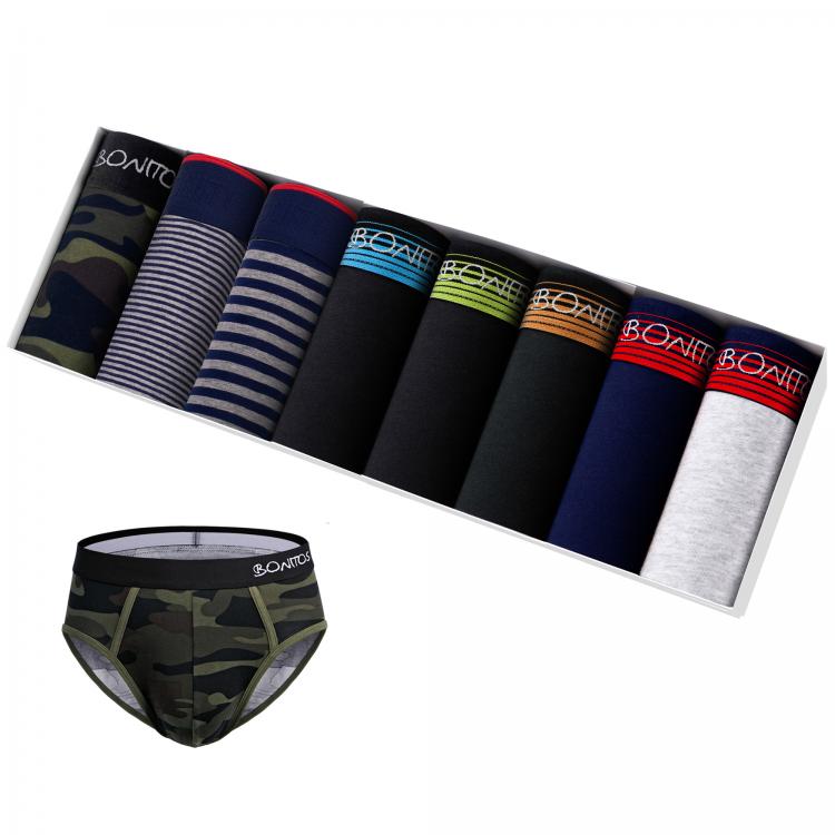 all in one place בגדי גברים 8pcs Set Underwear Briefs For Men Underpants Sexy Men's Panties Thong Homme Slip Brand Luxury Cotton Underware Gay Shorts Cal