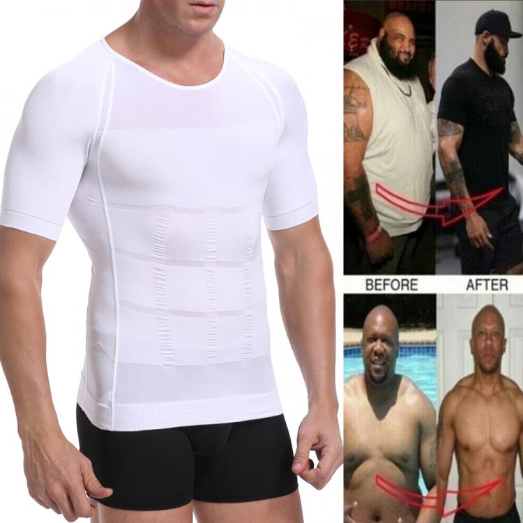 all in one place בגדי גברים Classix Men Body Toning T-Shirt Gynecomastia Compression Shirts Posture Corrector Undershirt Belly Slimming Corrective Underwear