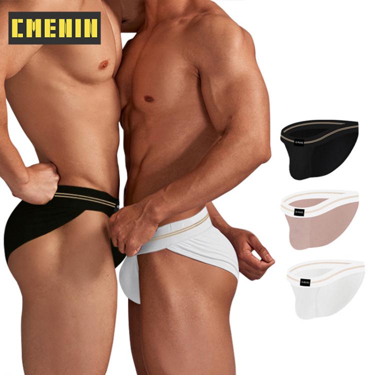 all in one place בגדי גברים Sissy Cotton Sexy Man's Underwear Briefs Underpants Solid Men's Briefs Bikini Gay Underwear Mens Panties Funny OR6109
