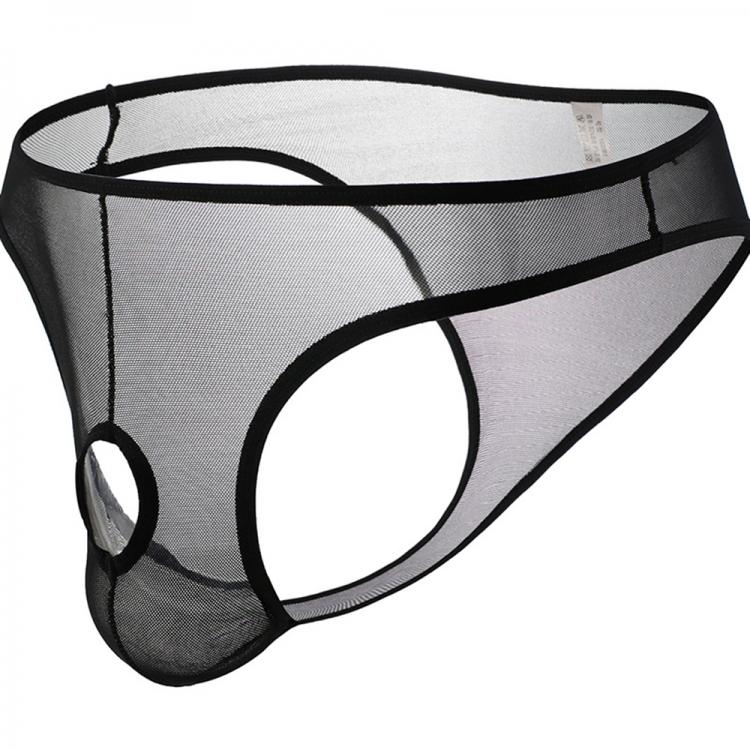 all in one place בגדי גברים Man Briefs Breathable Comfy Bikini Ultra-Thin Bulge Pouch Open Crotch Underwear Low-rise High Quality Panties