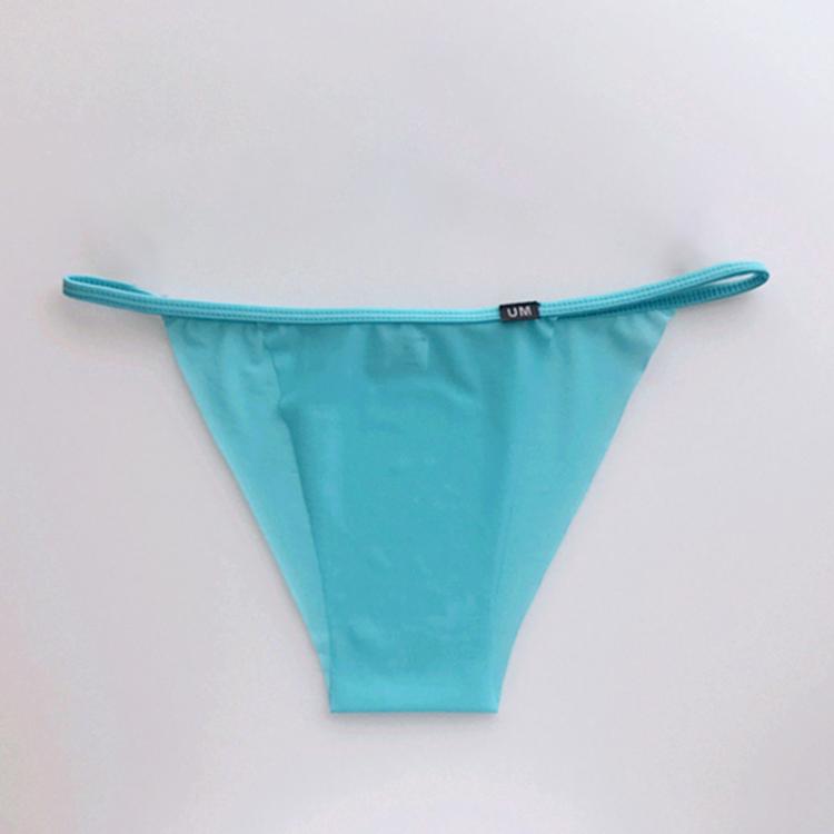 all in one place בגדי גברים Men's Seamless Ice Silk Briefs Transparent Sexy Underware Breathable Stretch Low Waist Underpants G-strings Men Thong Panties