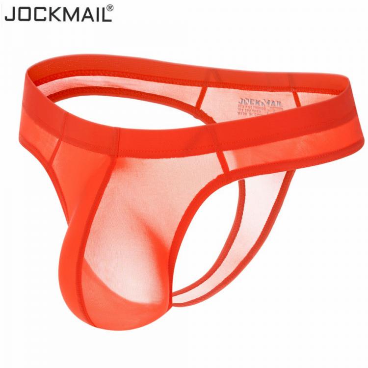 all in one place בגדי גברים JOCKMAIL Ultra-thin Ice Nylon sexy underwear men bikini briefs Transparent mens thongs g strings tanga hombre slip gay underwear