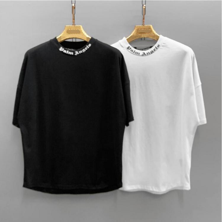 all in one place בגדי גברים Palm Angels Unisex Men Women Lovers Couple Style Fashion Cotton Boyfriend Gift Short Sleeve Round Neck T-Shirt