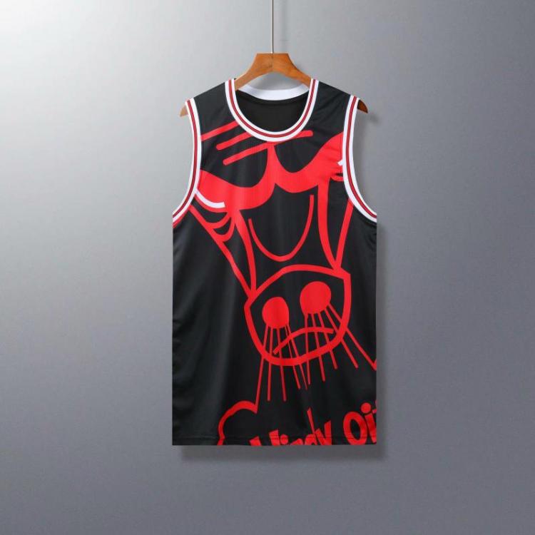 all in one place בגדי גברים Men's Summer New Basketball Sports Vest Team Training Fitness Outdoor Loose Oversize Breathable Heat Dissipation Raptor Vest