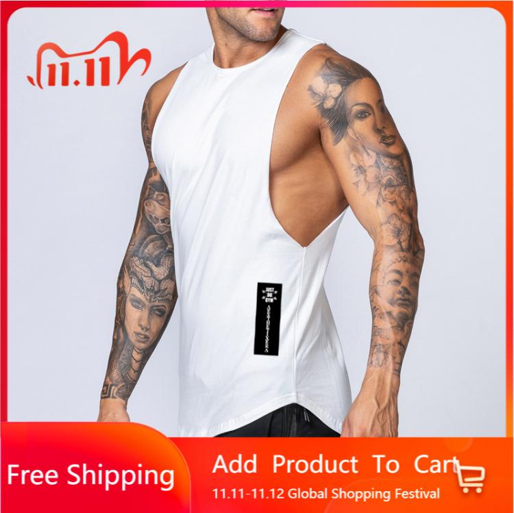 all in one place בגדי גברים Cotton Workout Gym Tank Top Mens Muscle Sleeveless Sportswear Shirt Stringer Fashion Clothing Bodybuilding Singlets Fitness Vest