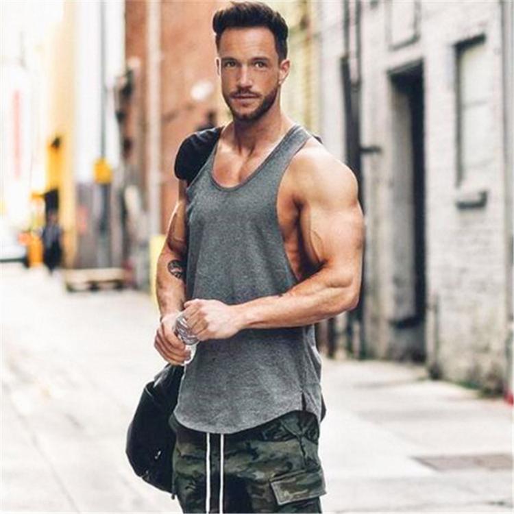 all in one place בגדי גברים Brand gym clothing cotton singlets canotte bodybuilding stringer tank top men fitness shirt muscle guys sleeveless vest Tanktop