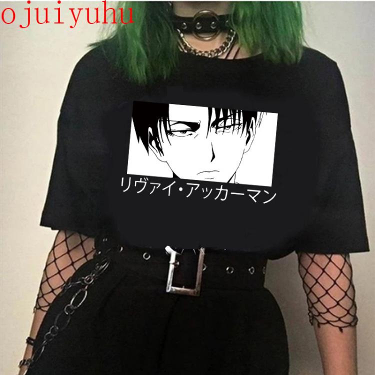 all in one place בגדי גברים Hot Japanese Anime Attack on Titan T Shirt Men Kawaii Titans Attack Graphic Tees Cartoon Funny Hip Hop Unisex T-shirt Male