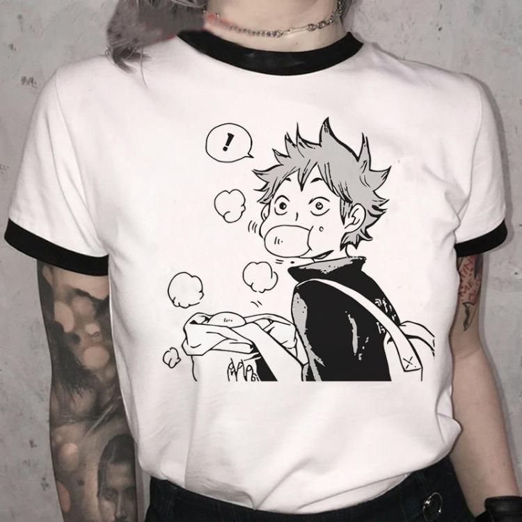 all in one place בגדי גברים Unisex Japanese Anime Oya Oya Oya Haikyuu T Shirt Men Summer Tops Kuroo Cartoon T-shirt Karasuno Kawaii Cute Graphic Tees Male