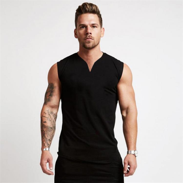 all in one place בגדי גברים Gym Clothing V Neck Cotton Bodybuilding Tank Top Mens Workout Sleeveless Shirt Fitness Sportswear Running Vests Muscle Singlets