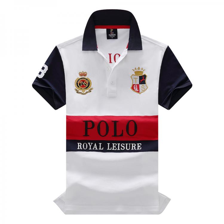 all in one place בגדי גברים Fashion Brand Men's Polo Shirts Short Sleeve ROYAL LEASURE Embroidery Casual Polo Shirt Jersey Male Plus Size 4XL 5XL 6XL