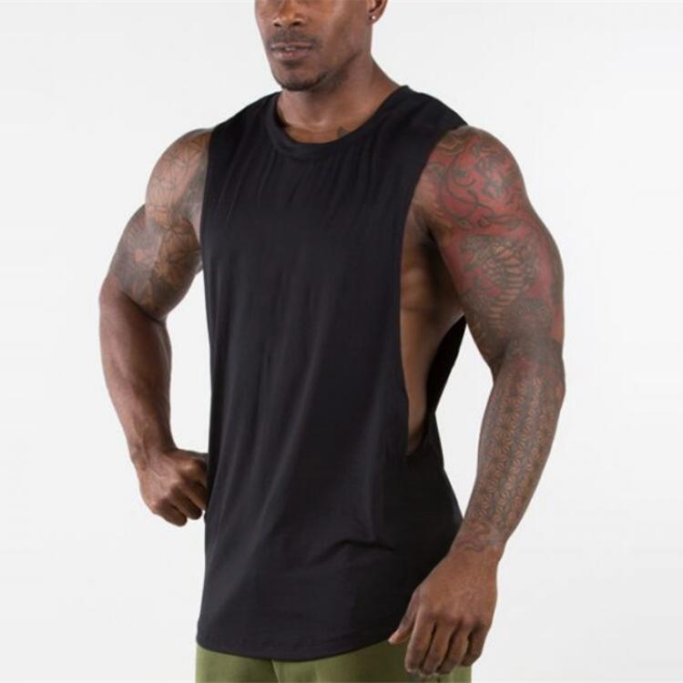 all in one place בגדי גברים Brand New Plain Tank Top Men Gyms Stringer Sleeveless Shirt Open Sides Blank Fitness Clothing Cotton Sportwear Muscle Vest