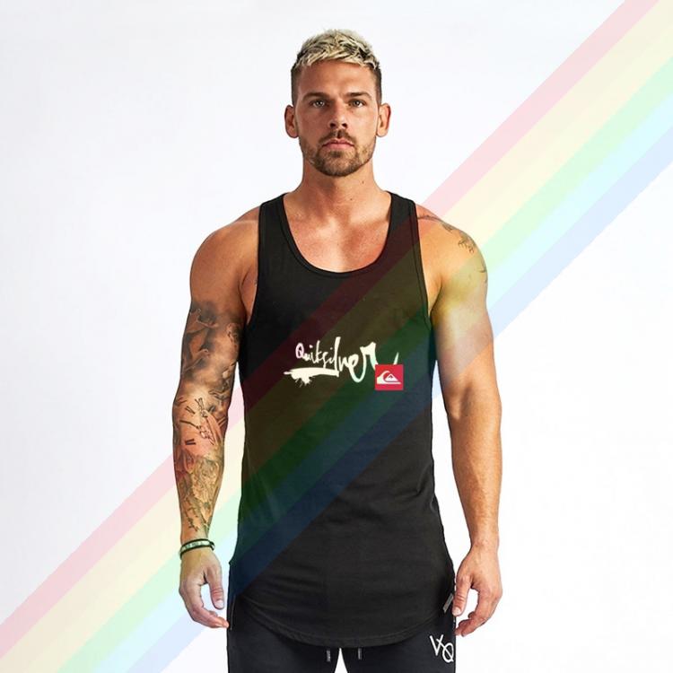 all in one place בגדי גברים Quiksilver Popular Fashion Logo Summer Soft Custom Sleeveless Design Your Own Vest Cotton Men's Muscle Tee Tank Top Shirt