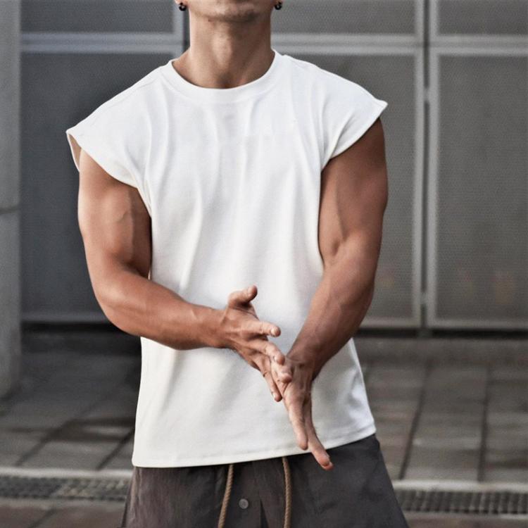 all in one place בגדי גברים Men tank top 2021 Best 100% Cotton Loose White tanktop Mens Muscle Gym Bodybuilding Summer Fashion Basketball Sleeveless Top