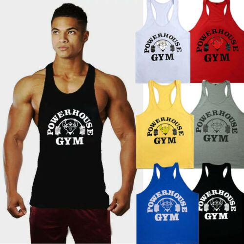 all in one place בגדי גברים Men Print Style Gym Casual Sports Singlet Tank Top Tee Stringer Bodybuilding Muscle Fitness Vest
