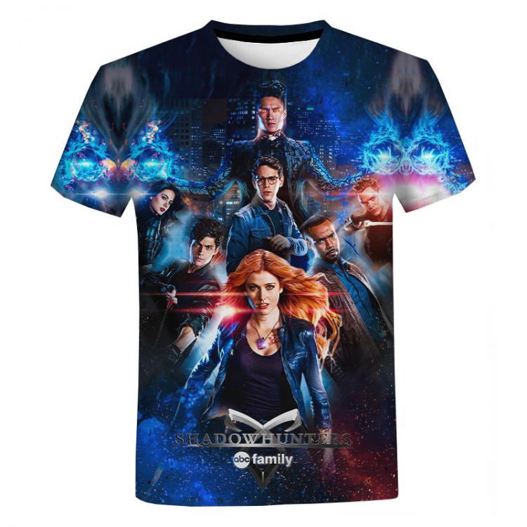 all in one place בגדי גברים Somowhunters- T-shirt with 3d print from tv series, urban harajuku clothing, oversize t-shirt, casual wear for men and women, co