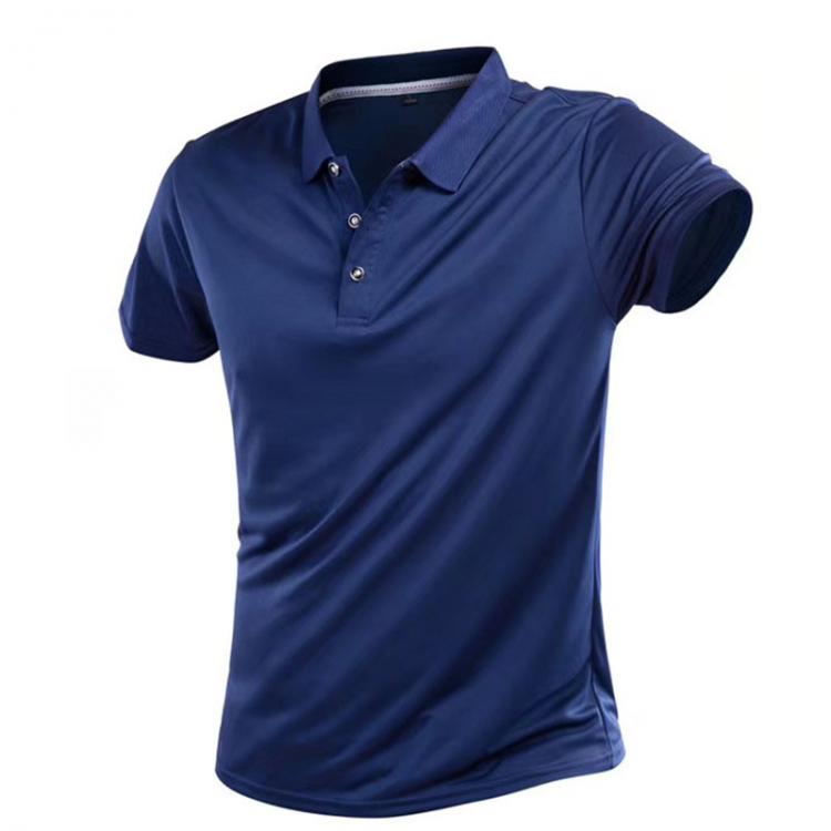 all in one place בגדי גברים Polo Shirt Men Casual Solid Short Sleeve Slim Breathable Shirt Summer Sportswear Quick Dry Jerseys Tops Camisa Polo Shirts 4XL