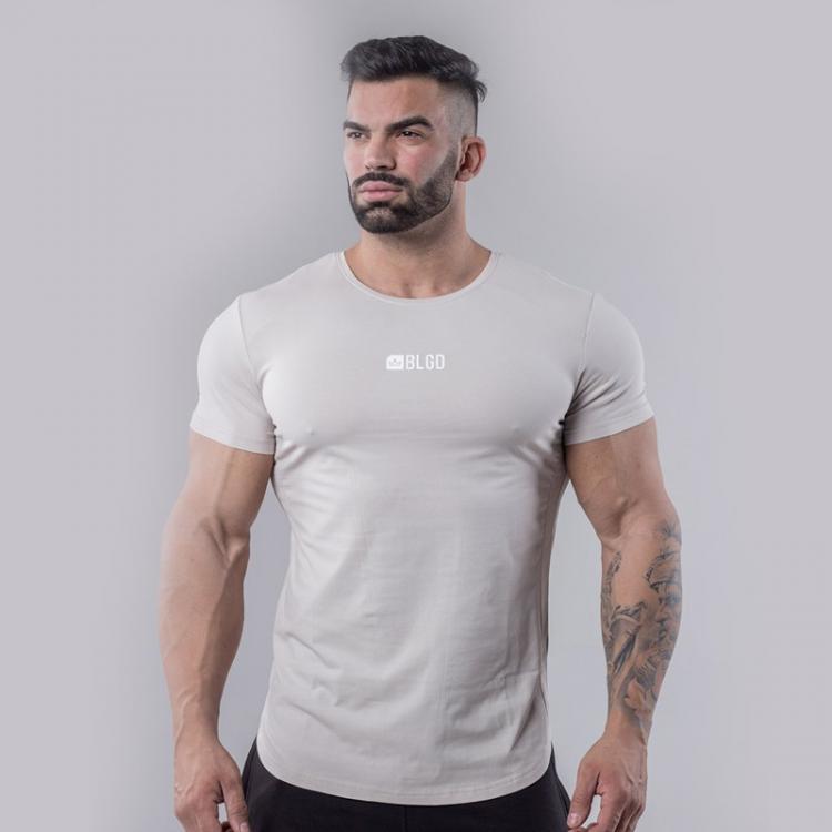 all in one place בגדי גברים Muscle fitness brothers sports short-sleeved men's summer cotton round neck casual breathable running training basketball Sli