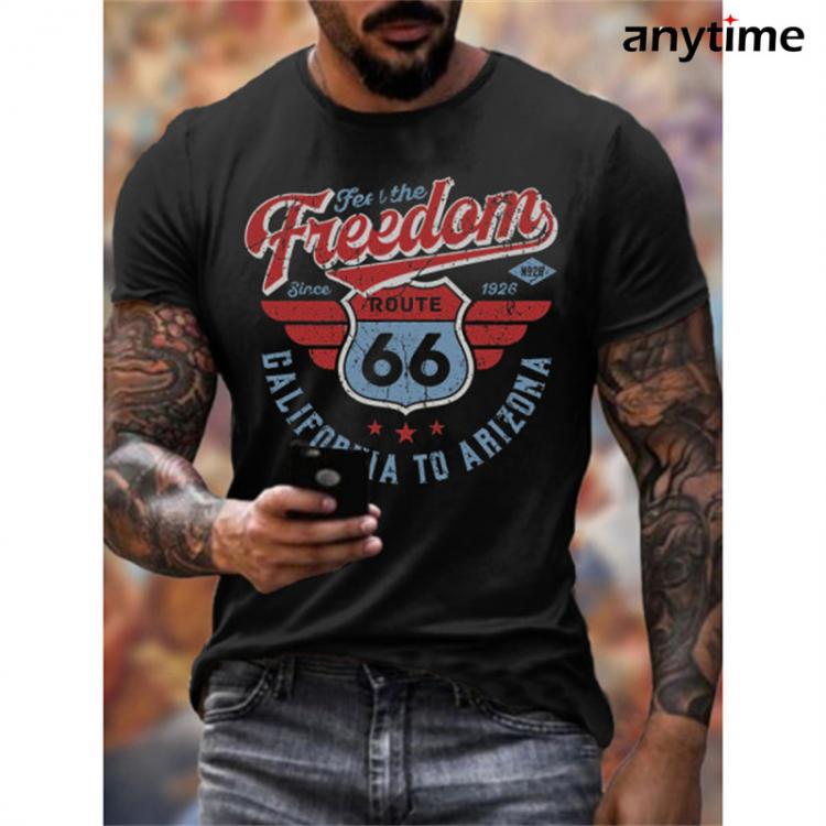 all in one place בגדי גברים New Summer Men's Clothing Fashion T-shirt Short-sleeved 3D Printing Harajuku Round Neck Pullover Casual T-shirt for Men Top
