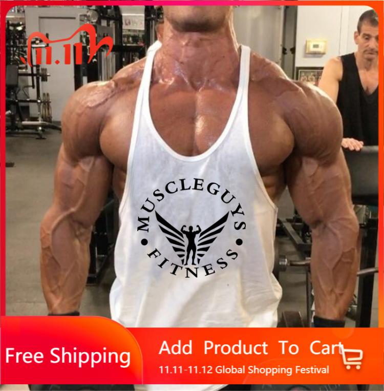 all in one place בגדי גברים Workout Clothing Fitness Top Men Gym Tank Top Mens Bodybuilding Brand Vest Muscle Sleeveless Singlets Fashion Sports Shirt