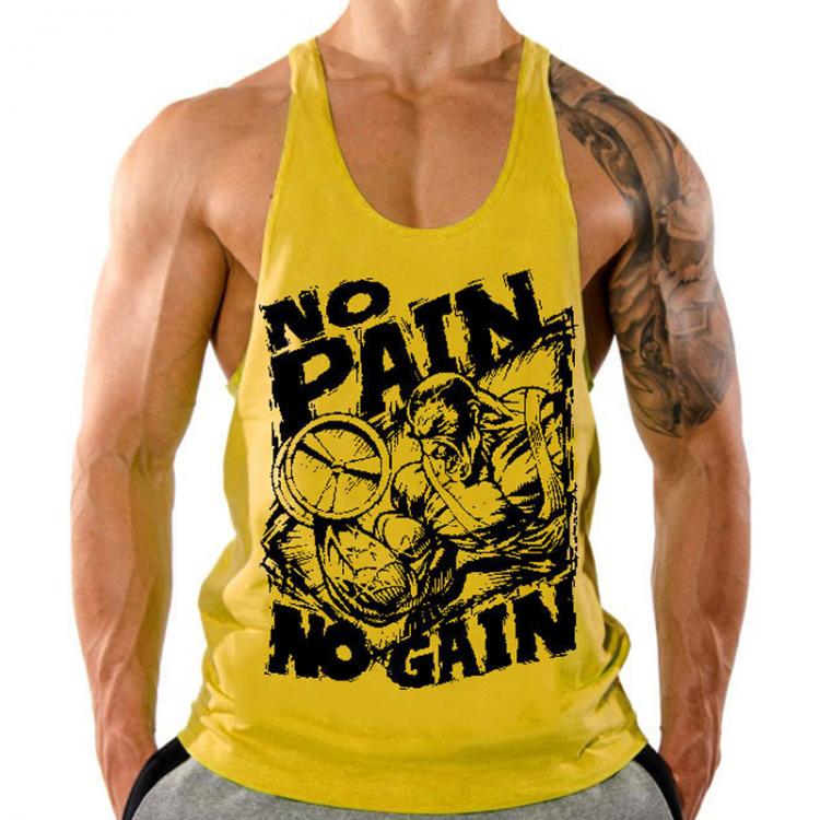 all in one place בגדי גברים 2021 New Gym Bodybuilding Stringer Tank Tops Man Sleeveless Shirt Men Fitness Vest Singlet Sportswear Workout Men's Tanktop