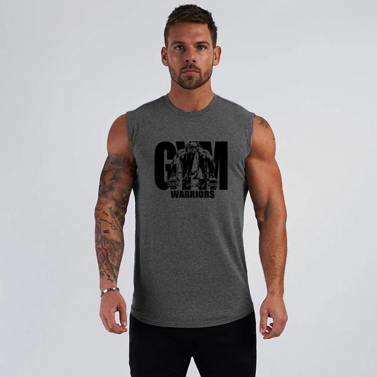 all in one place בגדי גברים Gym Tank Top Mens Fitness Clothing Compression Vest Cotton Bodybuilding Stringer Tanktop Muscle Singlet Workout Sleeveless Shirt