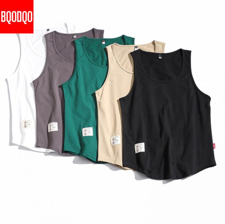 all in one place בגדי גברים 5XL Cotton Tank Top Summer Beach Tanktop Loose Men Oversize Fashion Summer Japanese Workout fashion O-neck Sleeveless Shirt Vest