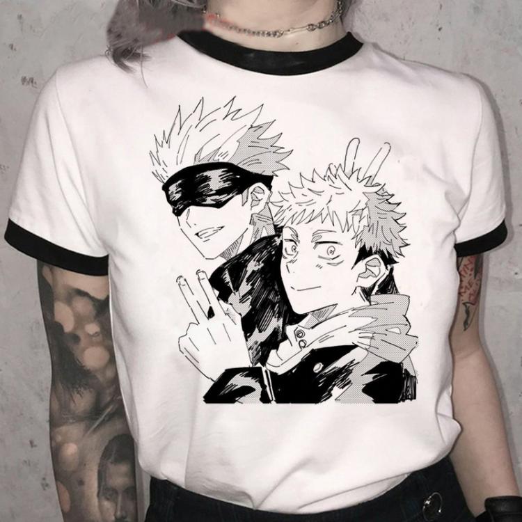 all in one place בגדי גברים Japanese Anime Jujutsu Kaisen T Shirt Men Gojo Satoru Tops Yuji Itadori Graphic Tees Anime Casual T-shirt Unisex Top Tees Male
