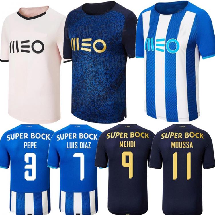 all in one place בגדי גברים 21 22 FC Porto football Jersey PEPE MOUSSA 2021 2022 LUIS DIAZ SERGIO MATEUS camisetas de futbol home away FCP Football Shirts