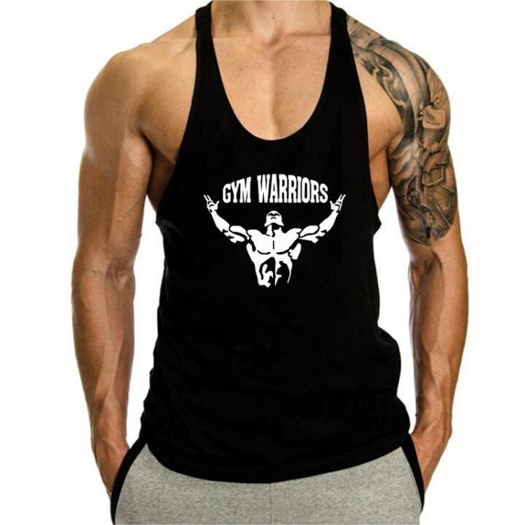 all in one place בגדי גברים Mens Tank Top Gym Stringer Singlets Fitness Clothing Workout Cotton Sleeveless Shirt Summer Undershirt Vest Male