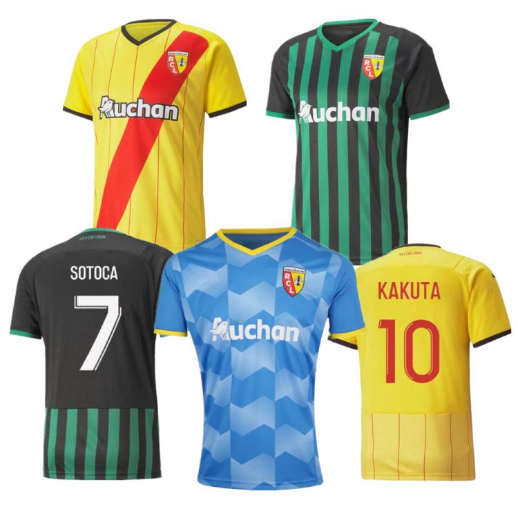 all in one place בגדי גברים Men + Kids 2021 2022 RC Lens jerseys Kakuta Ganago Sotoca Fofana Gradit strong Banza Cahuzac Doucoure soccer jersey uniform