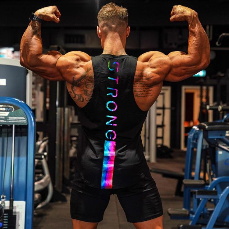 all in one place בגדי גברים 2021 Summer New Men Fashion Trend Cool Undershirt Fitness Outdoor Sports Vest Muscle Gym Loose Cotton Black Sleeveless Shirt