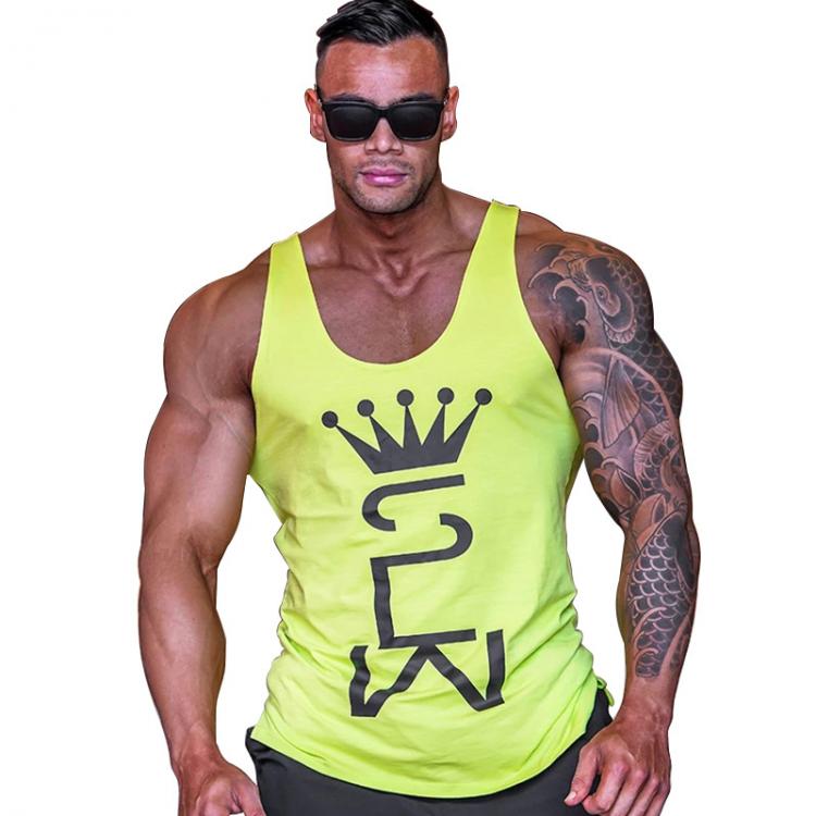 all in one place בגדי גברים Men Tank Top Gym Workout Singlet Sleeveless Blouse Stringer Tank Tops Bodybuilding Show Muscle
