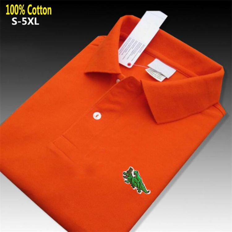 all in one place בגדי גברים 100% Cotton XS-5XL Summer New Mens Short Sleeve Polos Shirts Casual Brand Embroidery Logo Mens Lapel Tops Fashion Male Clothes